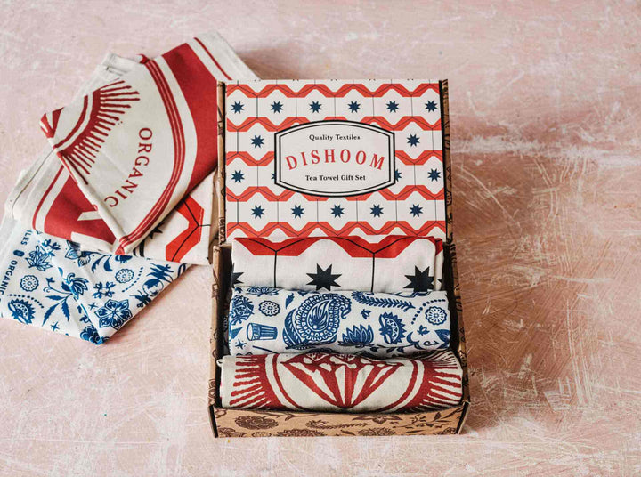 Dishoom Tea Towel Gift Set