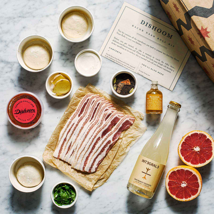 Dishoom Marmalade Mimosa & Bacon Naan Roll Meal Kit 
