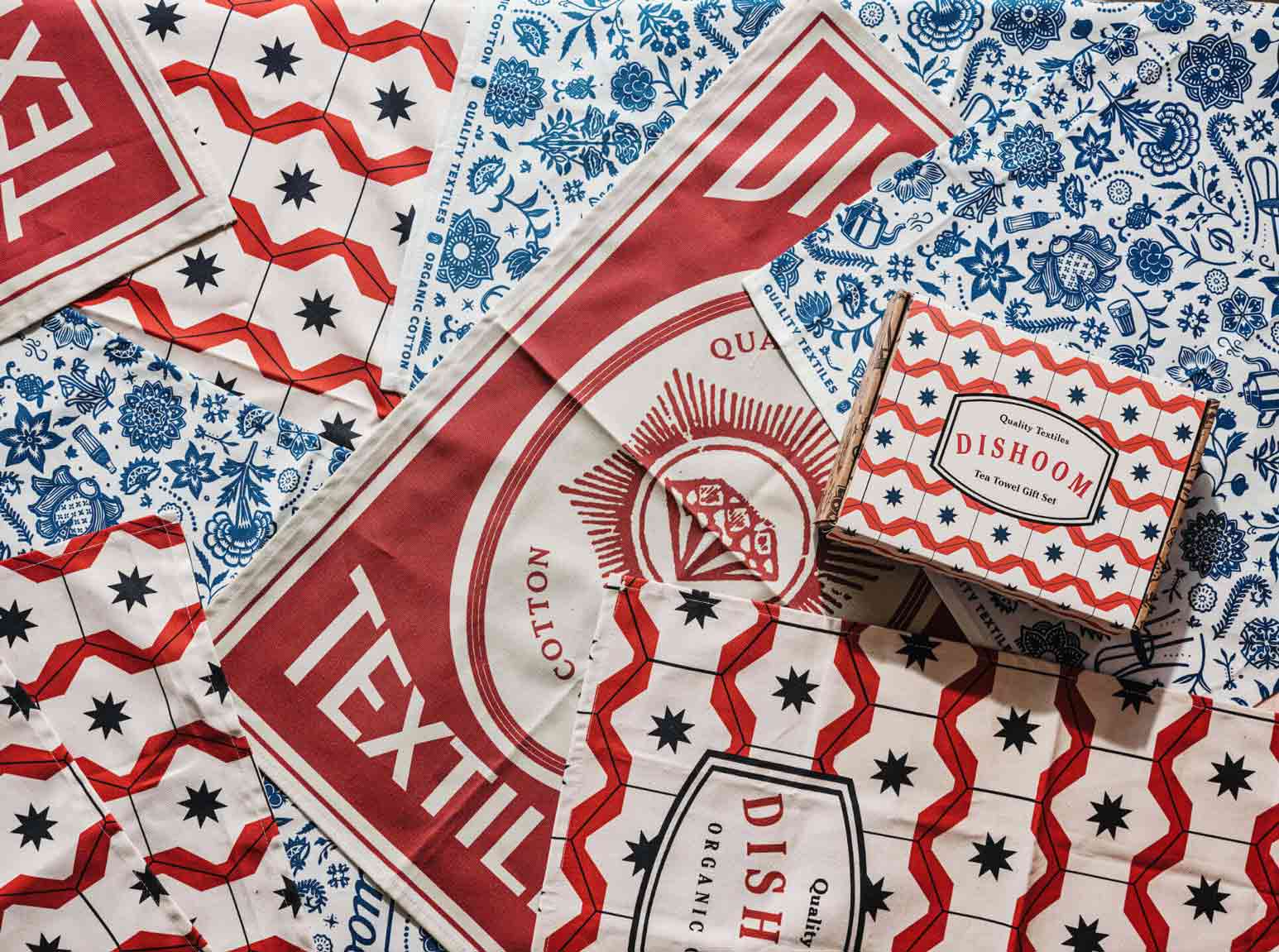 Dishoom Finest Tea Towel Gift Set Order Online Dishoom Store