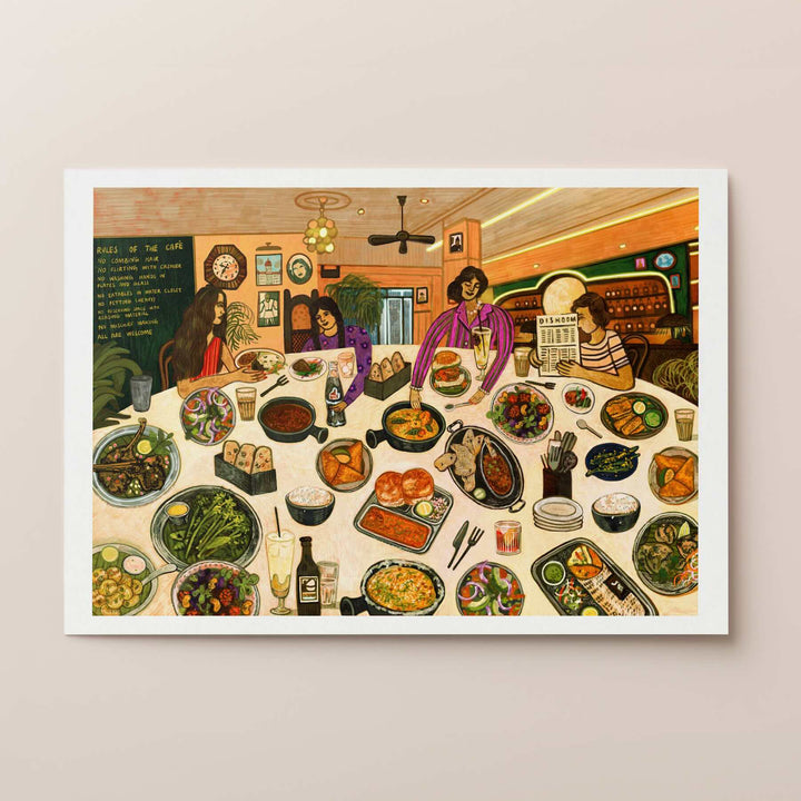 'A Meal at Dishoom' Print