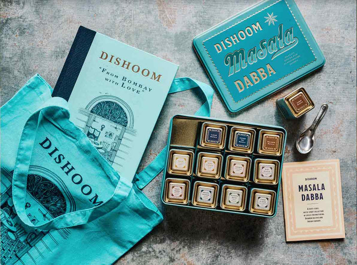 Dishoom Cookery Book & Masala Dabba Gift Set