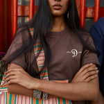 Rules of the Café Tee: Brown