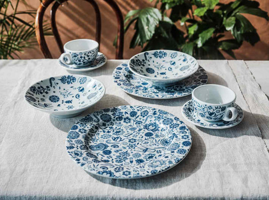 Dishoom Breakfast Chintz Crockery for two